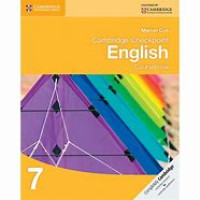 Image of Cambridge Checkpoint English 7 Coursebook